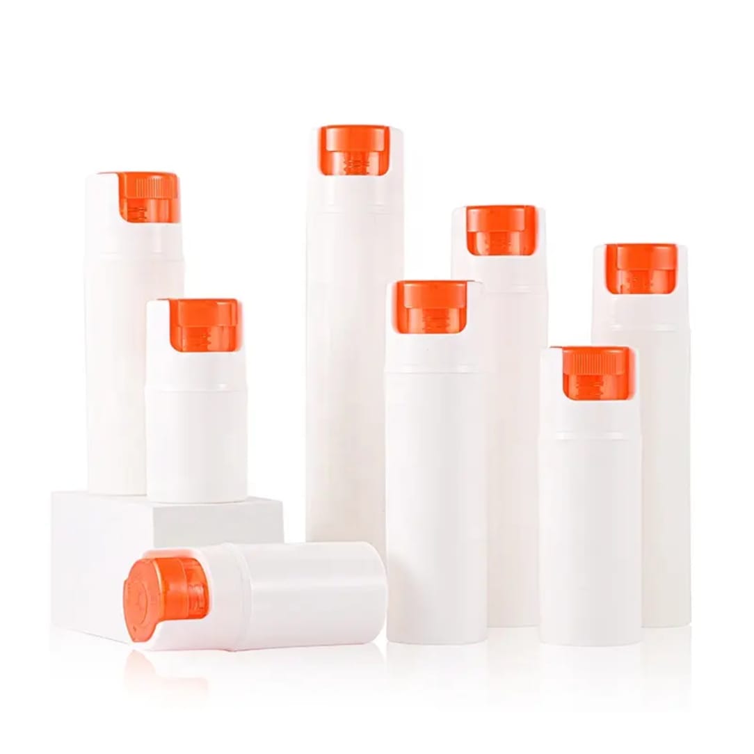 PP Plastic Cosmetic Airless Lotion Pump Bottle LBP612