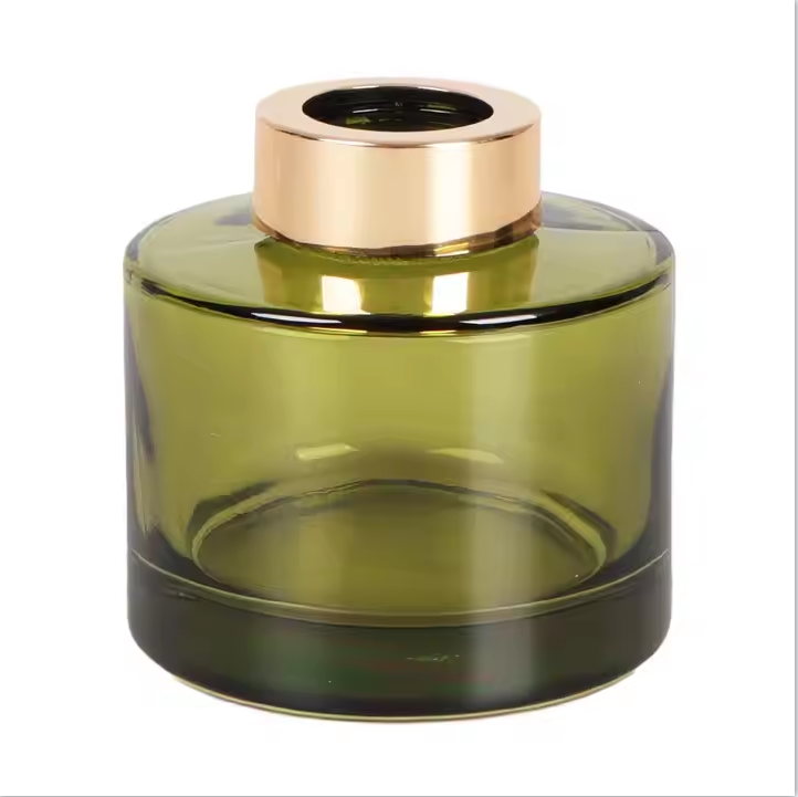 Elegant Round Diffuser Glass Bottle with Luxury Cap LBT510