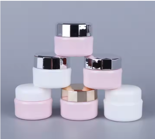 Mini Round Colorful Plastic PP Cosmetic Jars — Skincare Cream and Essence Containers for Cosmetic Packaging YZ112