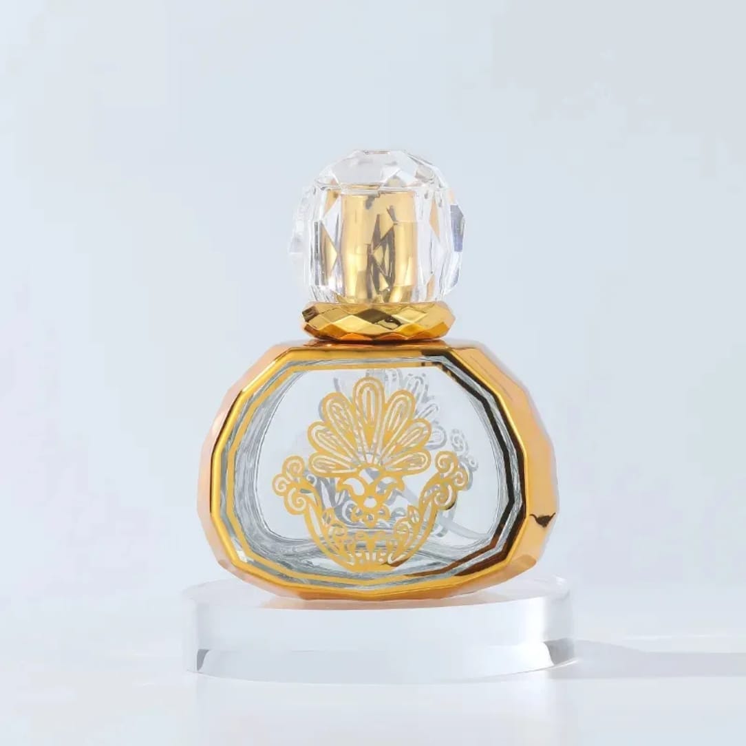  Luxury 50ml Geometric Glass Perfume Bottle – LB584
