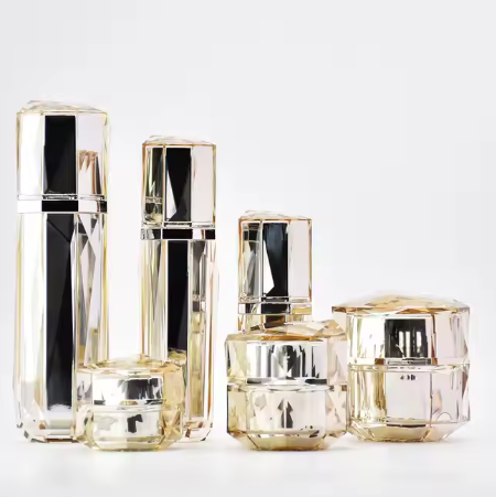 Empty Plastic Acrylic Personal Skincare Set