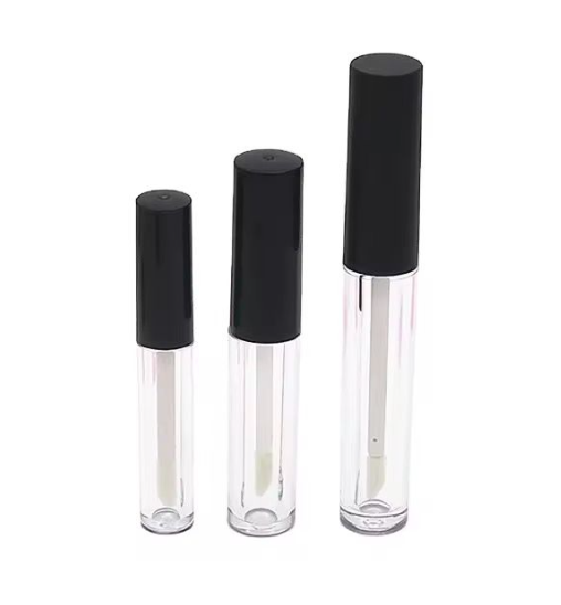 Transparent Black Liquid Lip Gloss Tube